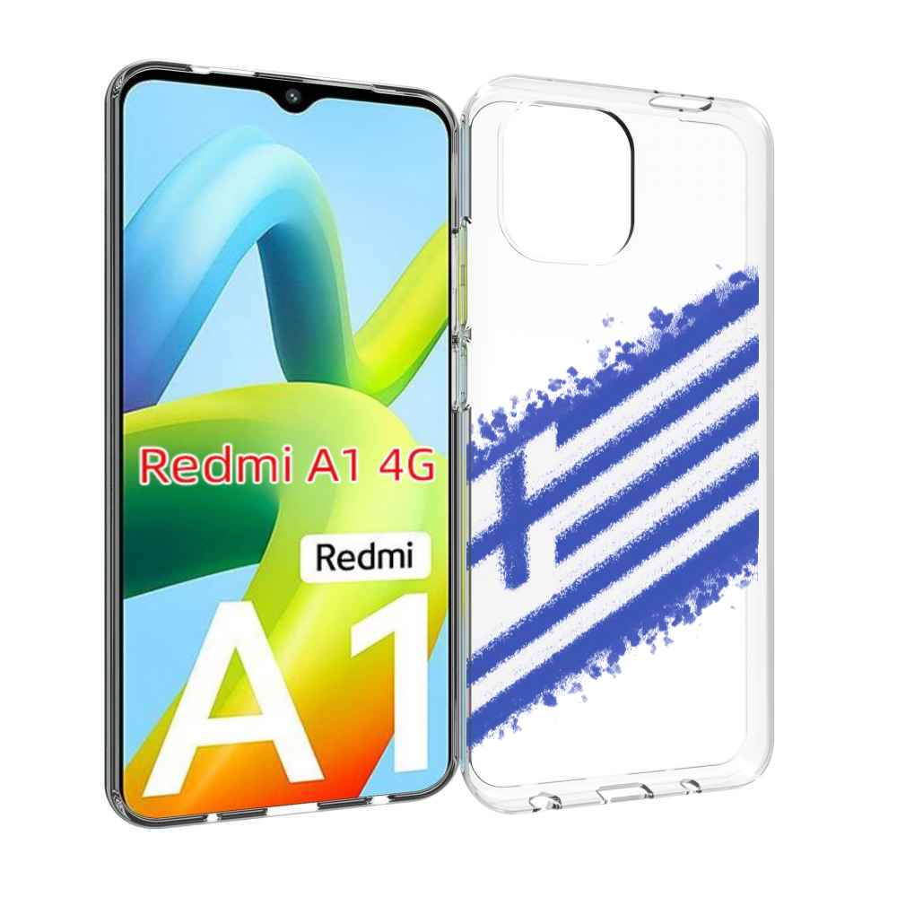 

Чехол Mypads Флаг Греции Для Xiaomi Redmi A1, Прозрачный, Tocco