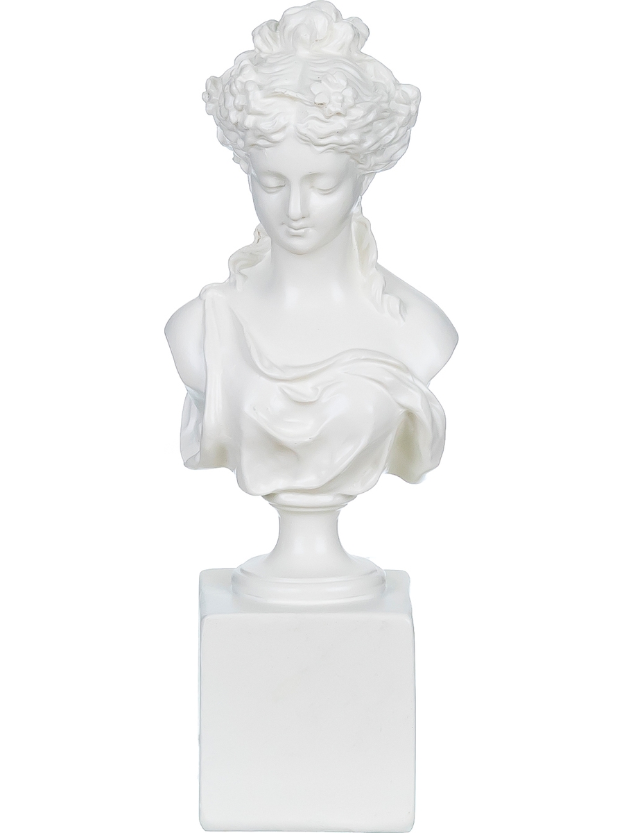 

Фигурка Бюст девушки, под старину 8x6x22см Glasar 28-252