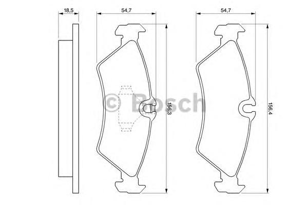 

Колодки тормозные дисковые MERCEDES W460/W463/SPRINTER (901-904)/VW LT 97>07 задние