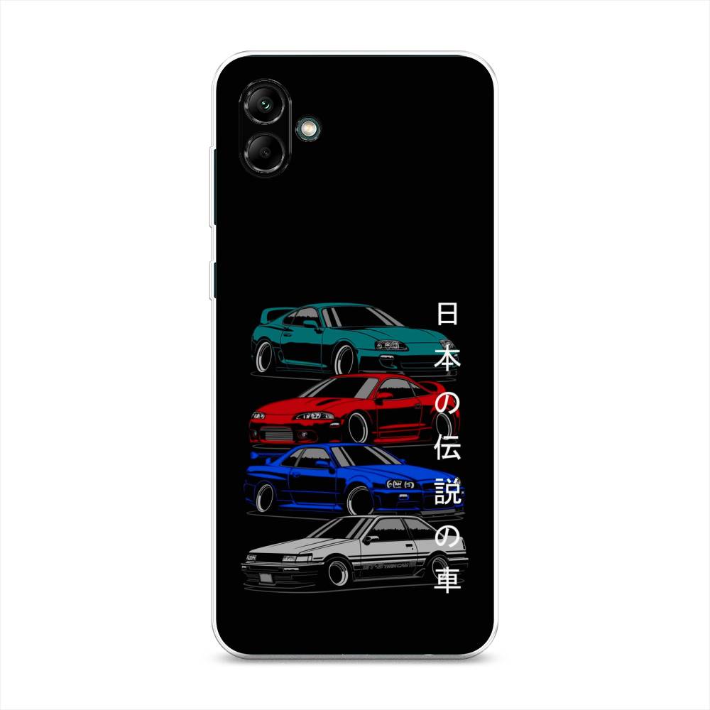 

Чехол Awog на Samsung Galaxy A04 / Самсунг A04 "JDM Legend cars", Разноцветный, 2107050-5