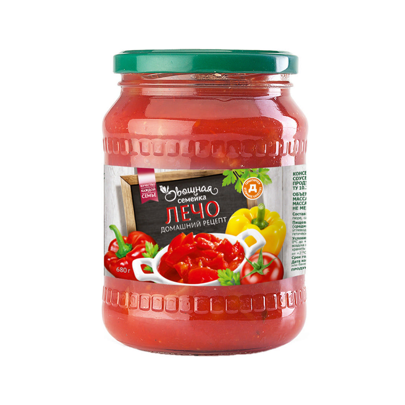 

Лечо Круглое лето 680 г