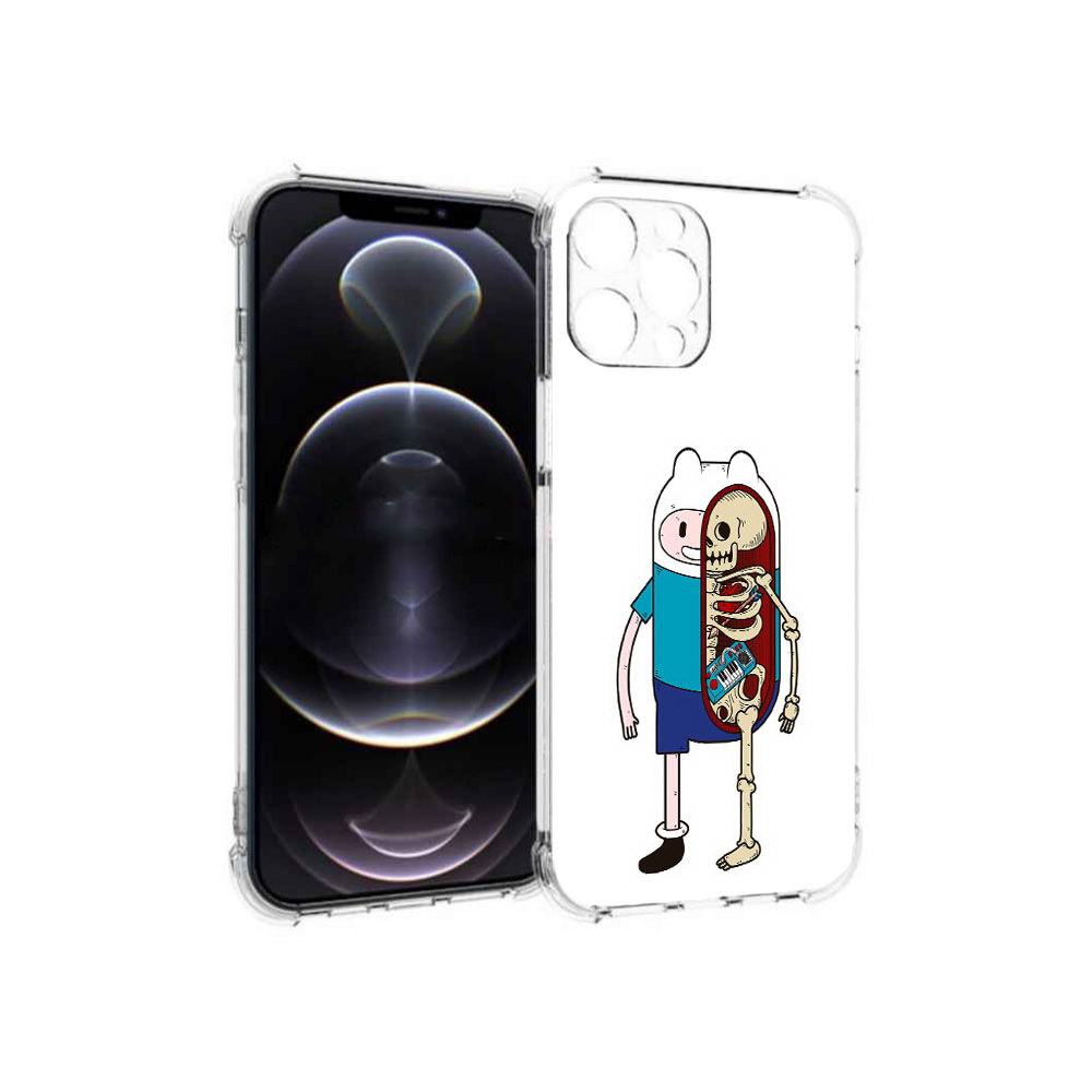 

Чехол MyPads Tocco для Apple iPhone 13 Pro Max Финн скелет (PT163170.617.187), Прозрачный, Tocco