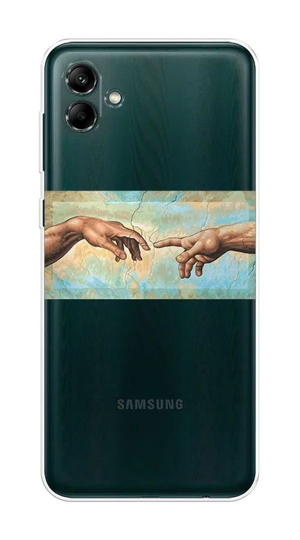 

Чехол Awog на Samsung Galaxy A04 / Самсунг A04 "Сотворение Адама", Разноцветный, 2107050-9