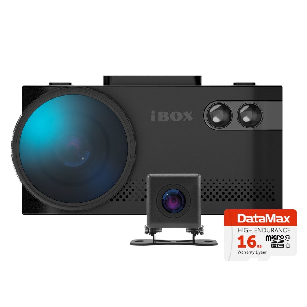 фото Видеорегистратор ibox evo laservision signature dual+камера заднего вида ibox rearcam