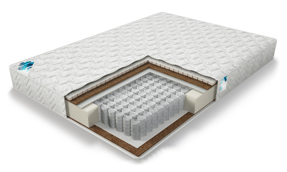 

Матрас ортопедический пружинный DIMAX Практик Медиум Хард 500 135х190, Практик Медиум Хард 500