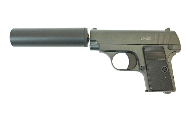 

Пистолет Stalker SA25S Spring 6 мм (аналог Colt 25, имитатор ПБС), Черный