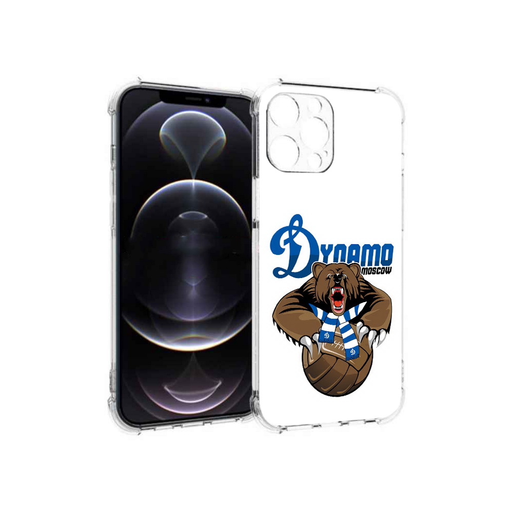 

Чехол MyPads Tocco для Apple iPhone 13 Pro Max ФК Динамо медведь (PT163170.617.175), Прозрачный, Tocco