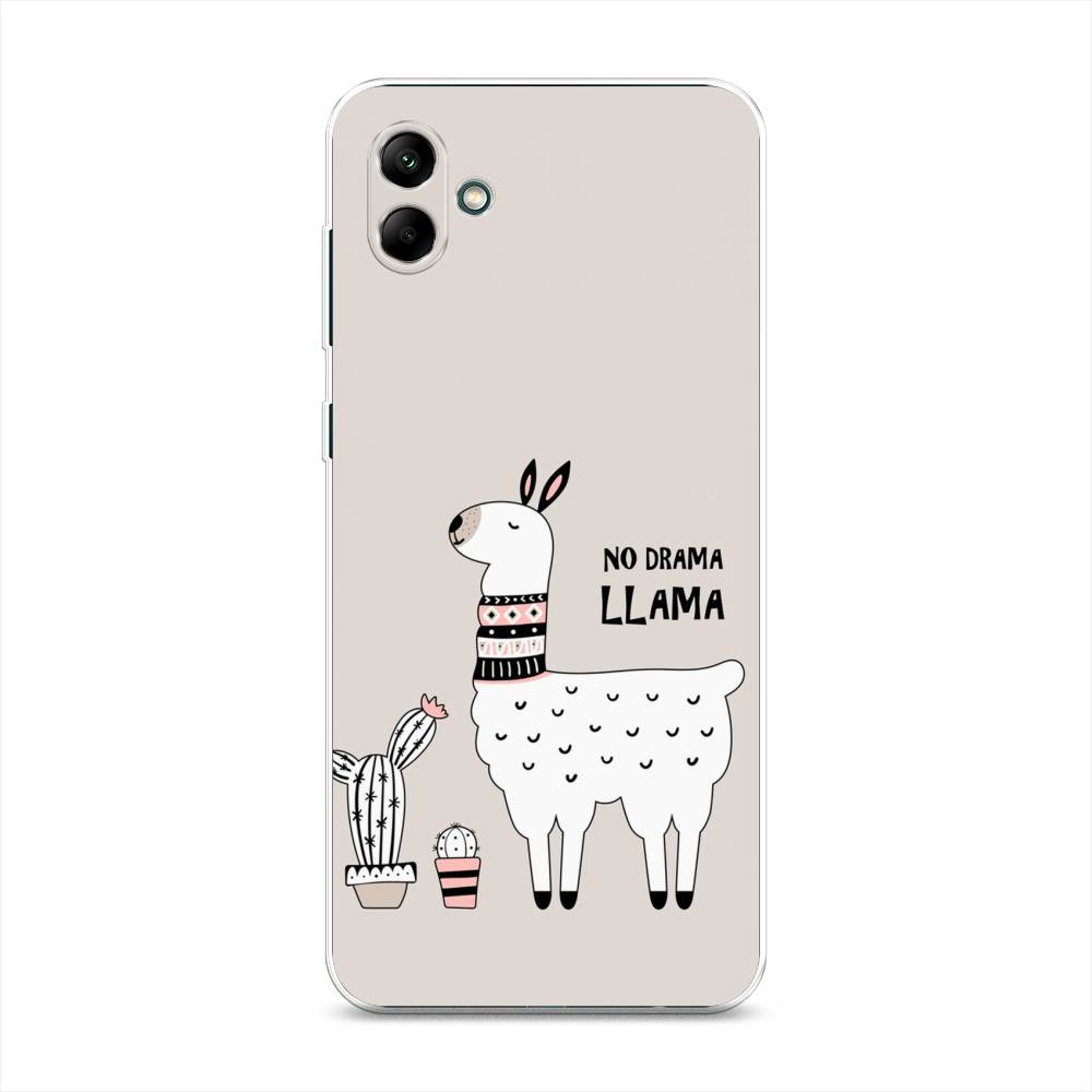 

Чехол Awog на Samsung Galaxy A04 / Самсунг A04 "No drama LLama", 2107050-2