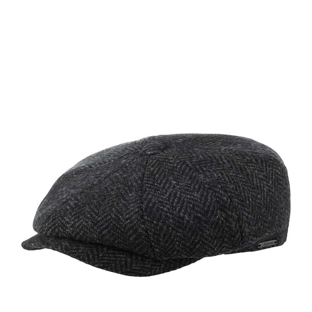 

Кепка восьмиклинка унисекс Wigens 101345 NEWSBOY RETRO CAP черная, р, Черный, 101345 NEWSBOY RETRO CAP