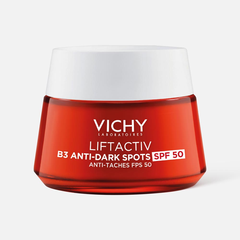 Крем для лица Vichy LiftActiv B3 для коррекции пигментных пятен и морщин SPF 50, 50 мл