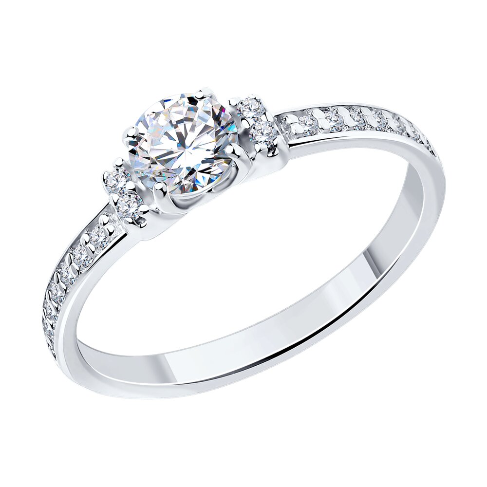 

Кольцо из серебра р. 16,5 Diamant 94-110-01556-1, фианит, 94-110-01556-1