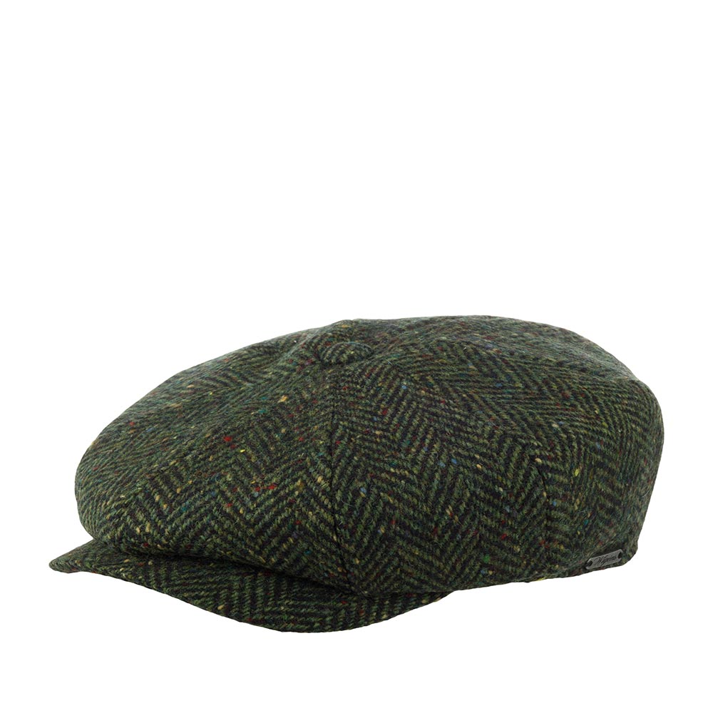 Кепка восьмиклинка унисекс Wigens 101345 NEWSBOY RETRO CAP темно-зеленая, р. 60