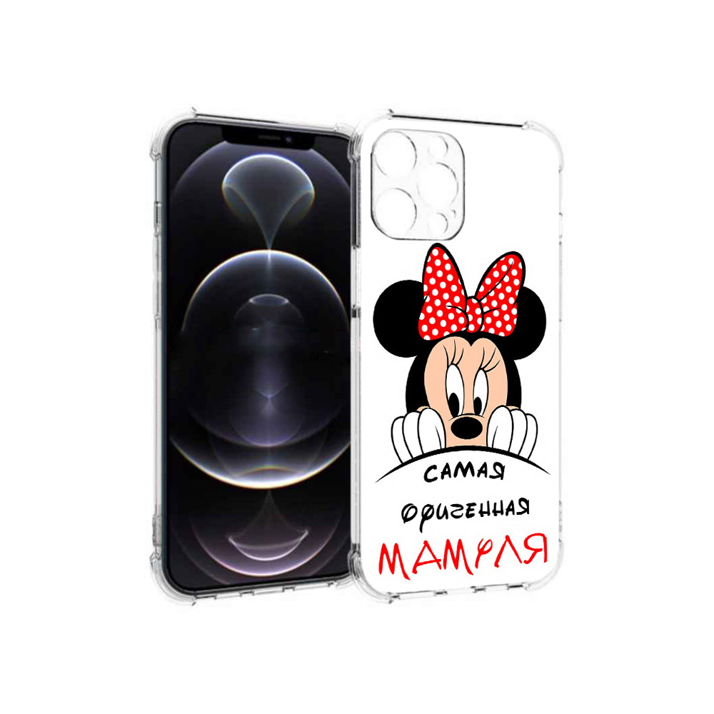 

Чехол MyPads Tocco для Apple iPhone 13 Pro Max Самая лучшая мамуля Мини Маус, Прозрачный, Tocco
