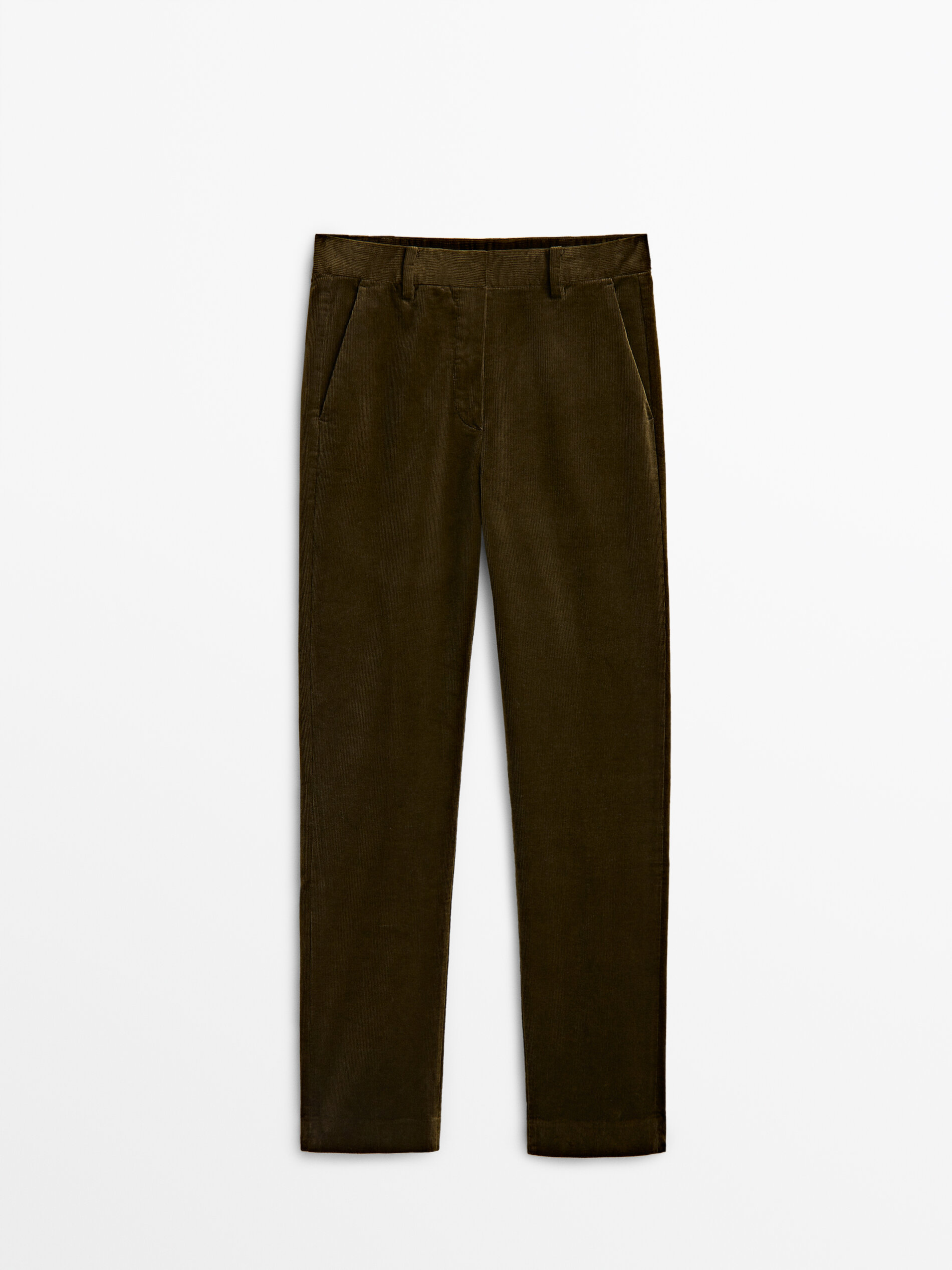 

Брюки женские Massimo Dutti 05043901507 хаки 40, 05043901507