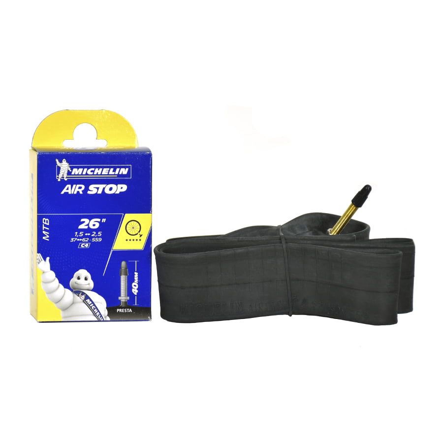 

Велокамера 26" MICHELIN C4 AIRSTOP 37/62X559 26х1,5-2,5 PR 40mm вентиль PRESTA 215887
