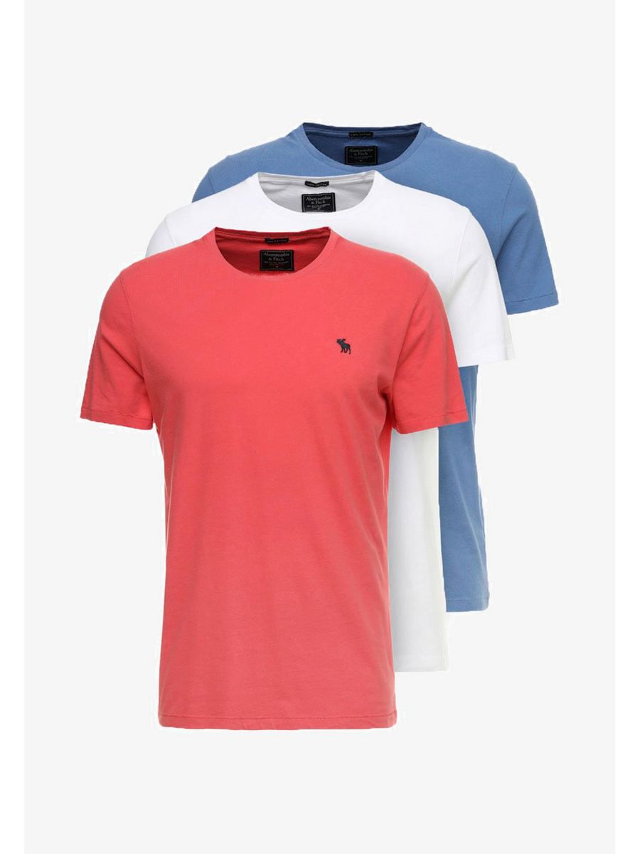 

Комплект футболок мужских Abercrombie & Fitch A0F22O02Y красных L, Красный, A0F22O02Y