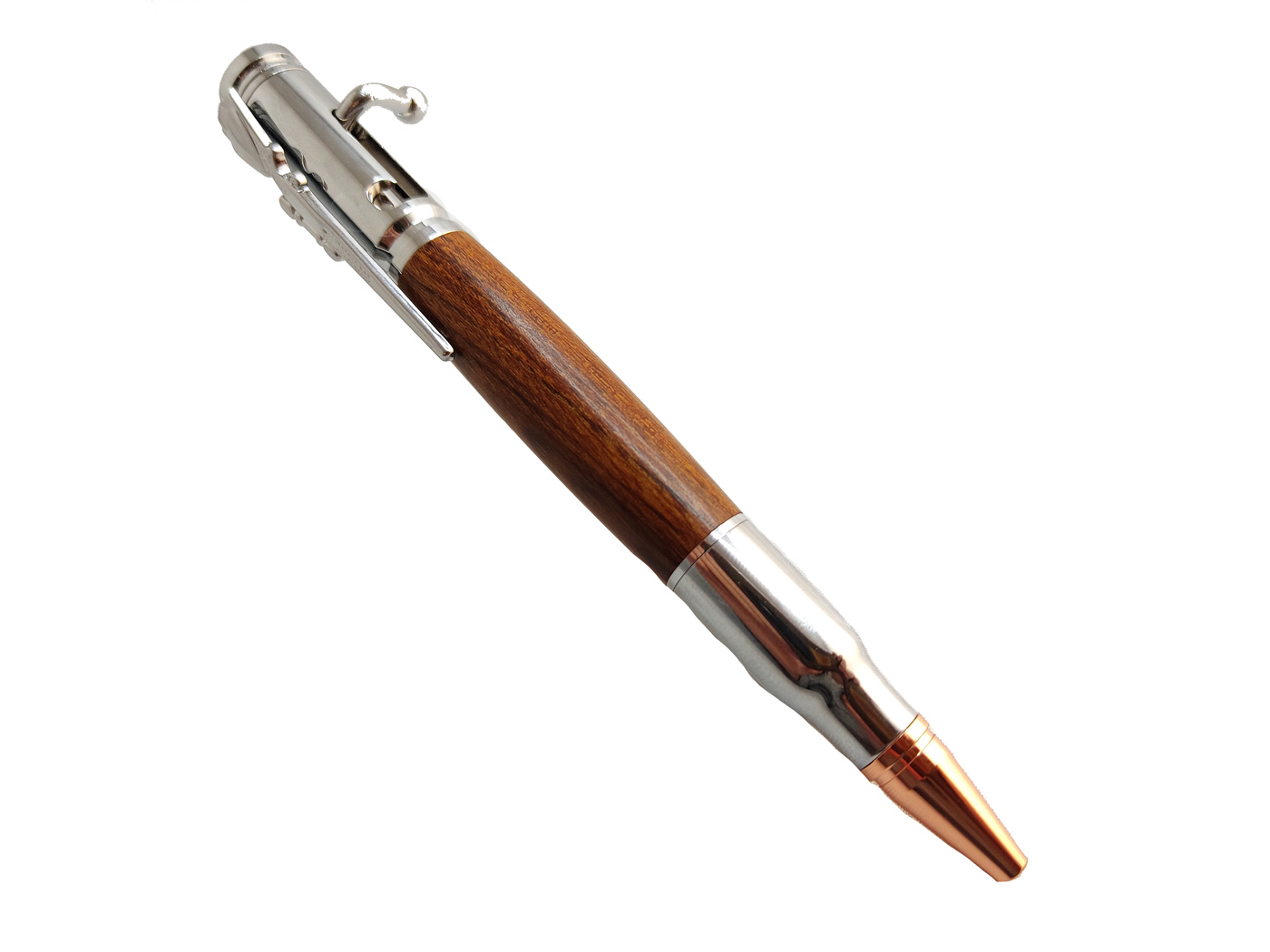

Ручка патрон для охотника дерево серебро толщина линии 0,5 мм, pen_silver_wood