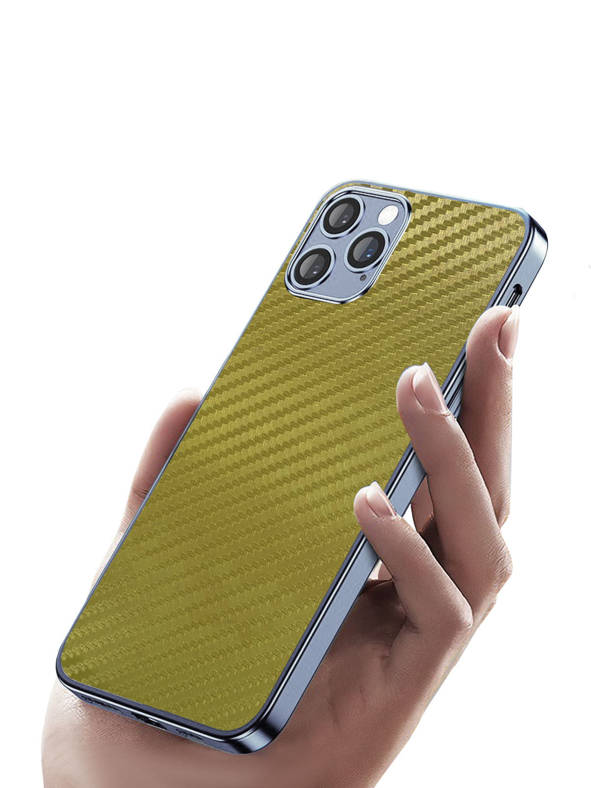 

Гидрогелевая пленка для Apple iPhone 11, Задняя с рисунком, Золотистый Карбон, 92821, 92821