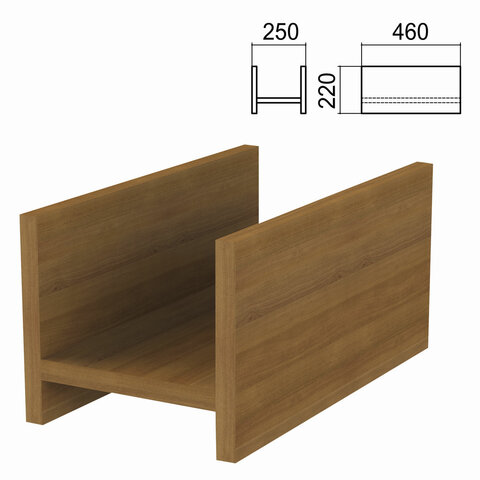фото Подставка под системный блок арго, 250х460х220 мм, орех