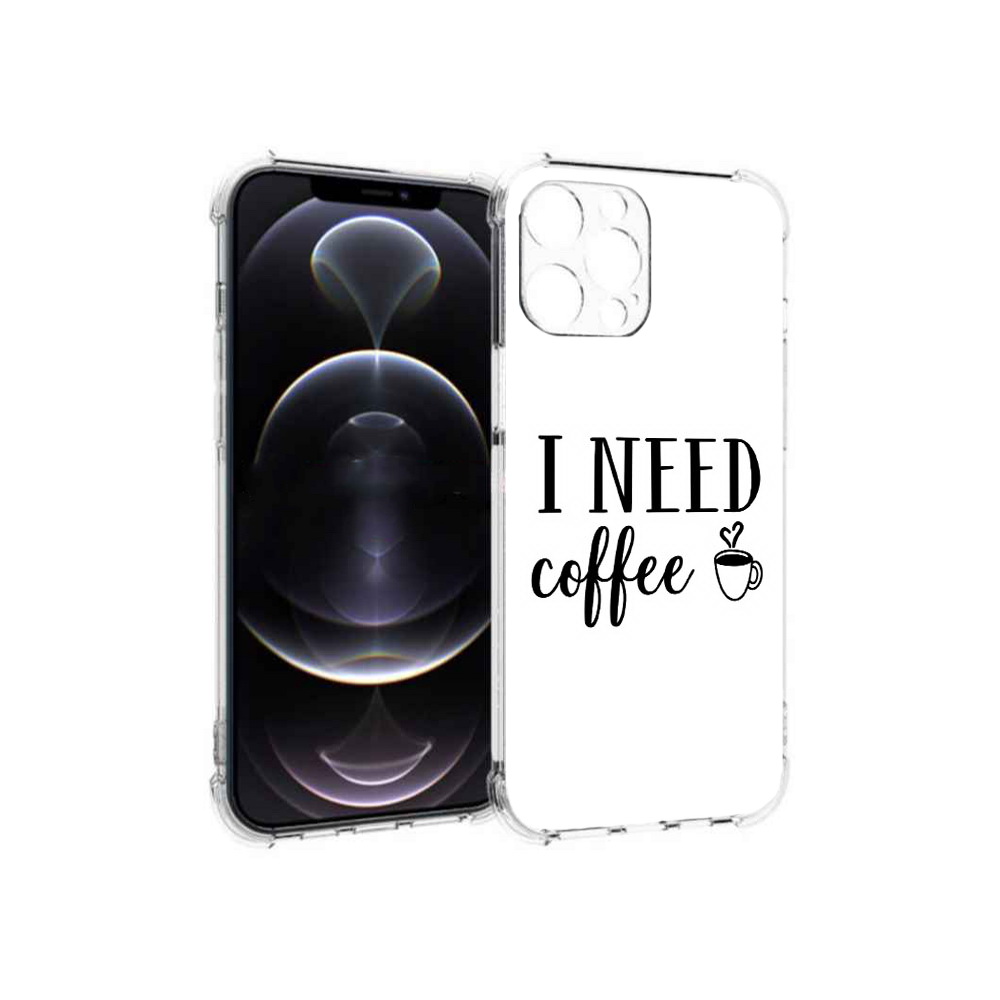 

Чехол MyPads Tocco для Apple iPhone 13 Pro Max Мне нужен кофе (PT163170.617.121), Прозрачный, Tocco