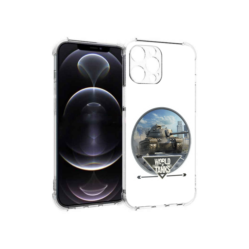 

Чехол MyPads Tocco для Apple iPhone 13 Pro Max Мир танков (PT163170.617.119), Прозрачный, Tocco