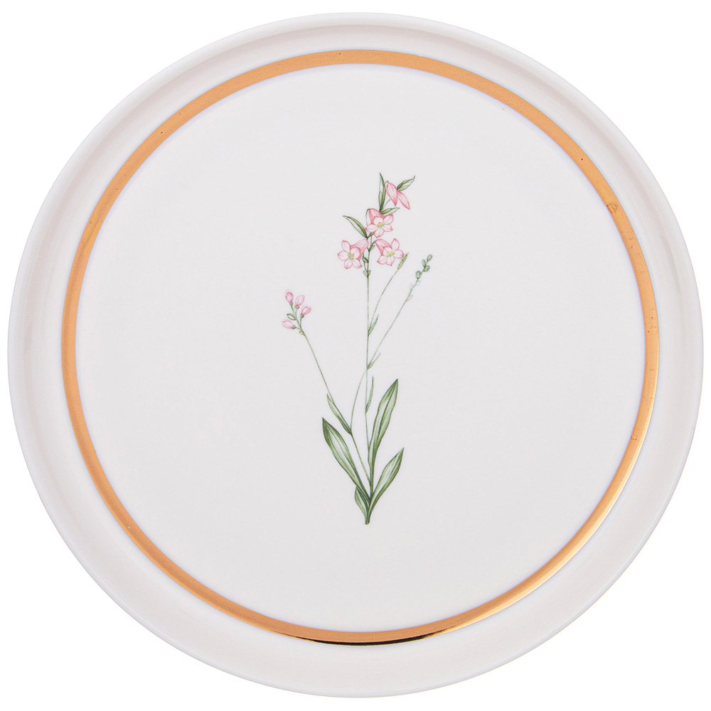 

Тарелка закусочная Lefard Grassland 20.5 см, Белый