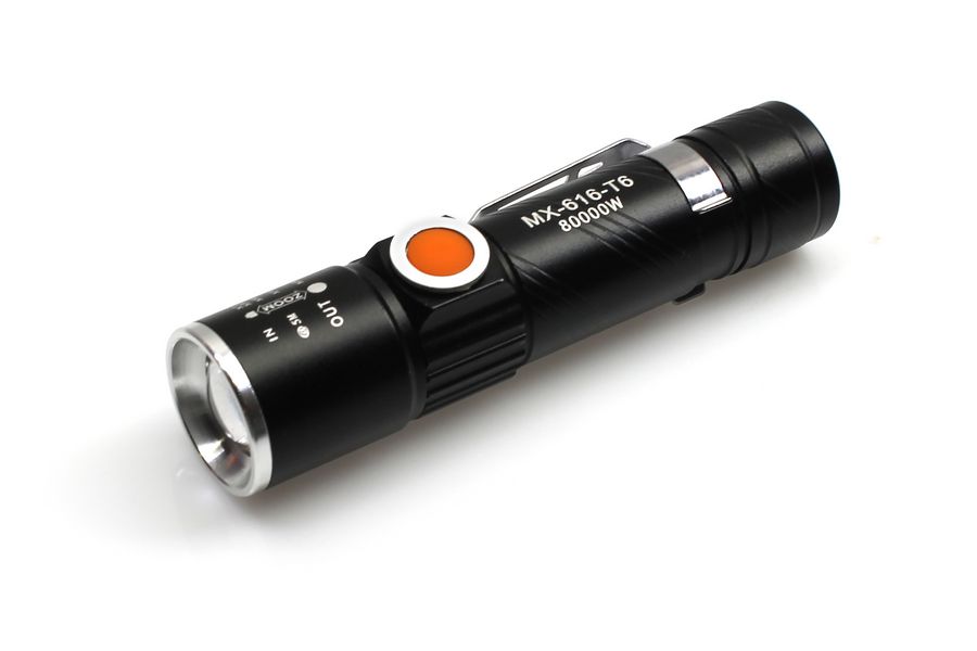 Фонарь тактический ZOOM MX-616 1СВД USB