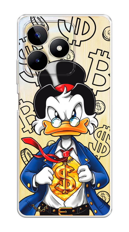

Чехол на Realme C53/C51 "Scrooge Goldman", Черный;белый;синий, 2514650-1