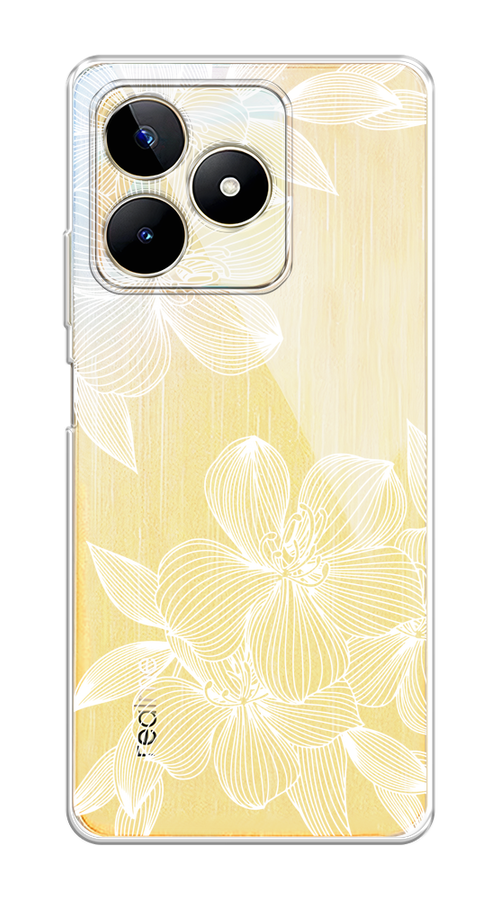 

Чехол на Realme C53/C51 "Крокус", Белый;прозрачный, 2514650-1