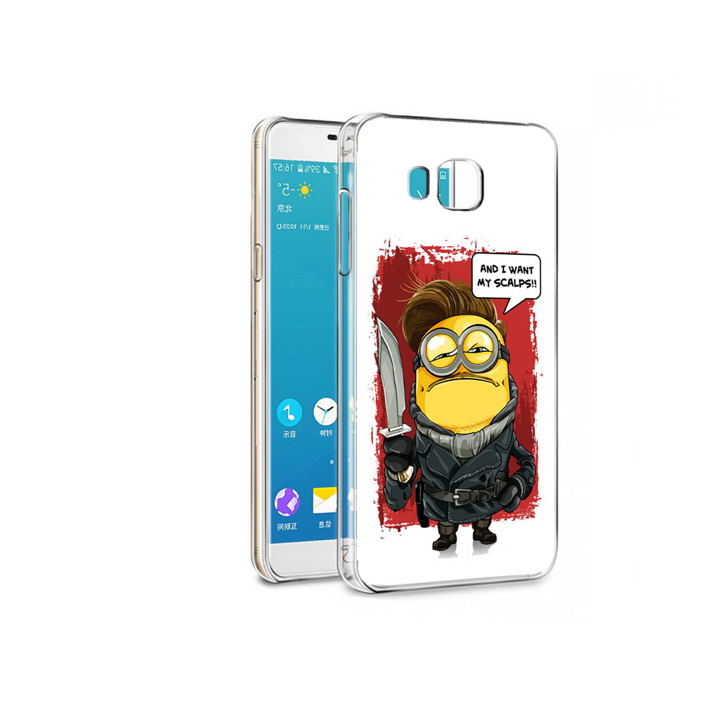 

Чехол MyPads Tocco для Samsung Galaxy C7 Pro миньон убийца (PT74619.550.477), Прозрачный, Tocco