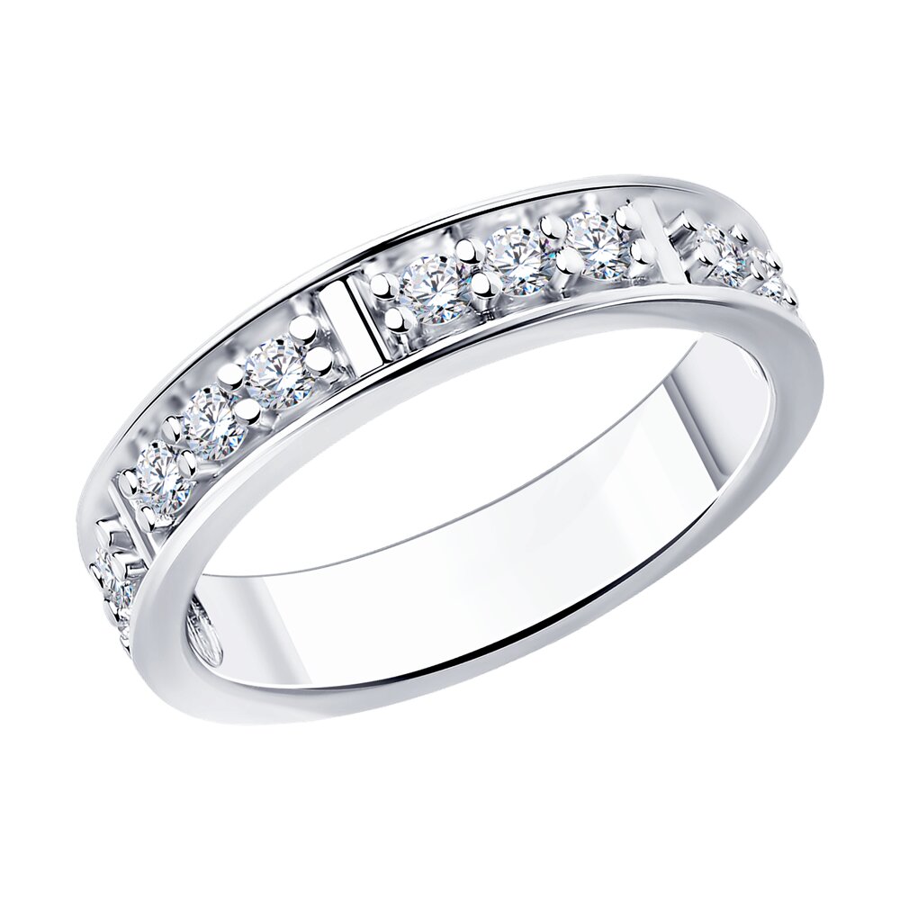 

Кольцо из серебра р. 17,5 Diamant 94-110-01544-1, фианит, 94-110-01544-1