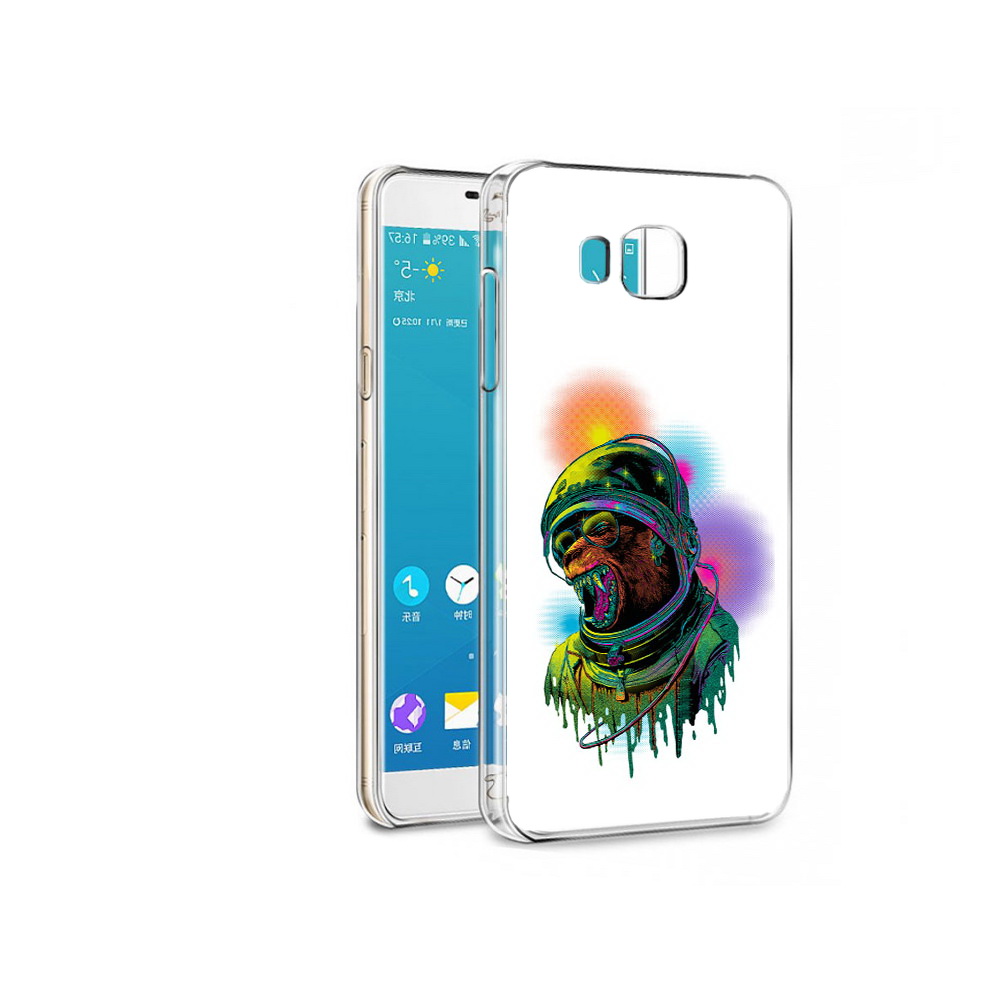 Чехол MyPads Tocco для Samsung Galaxy C7 Pro медведь космонавт (PT74619.550.466)