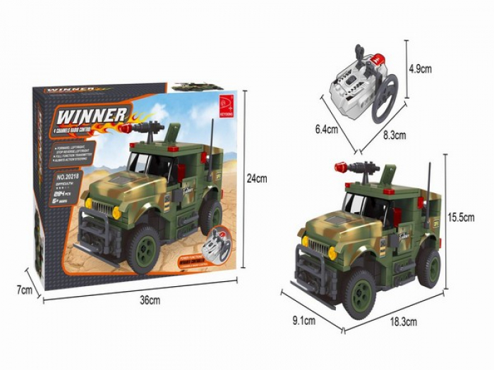 

Конструктор KEYIXING Военная машина 284 деталей Y25051669, Y25051669