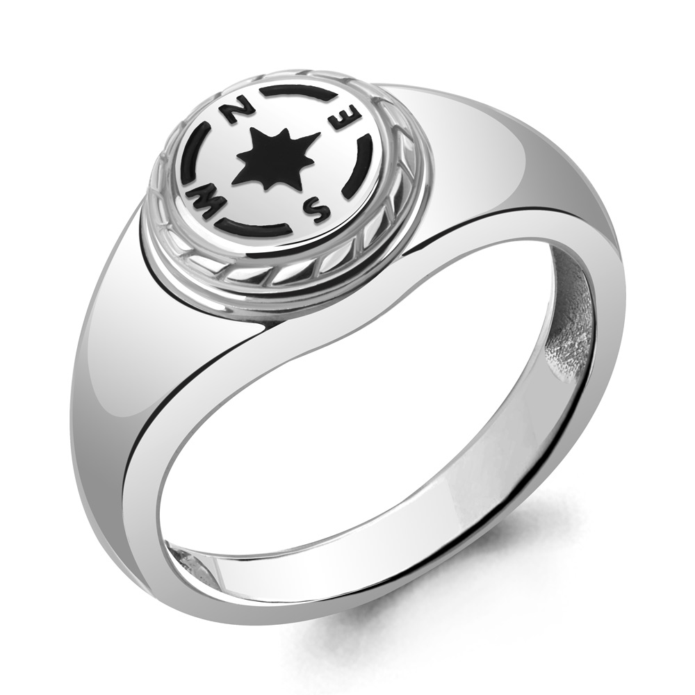 

Кольцо из серебра с эмалью р. Aquamarine 54883_925_р, 54883_925_р