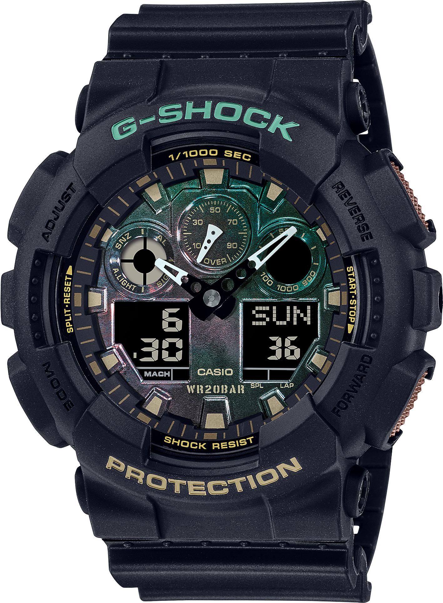 

Наручные часы мужские Casio GA-100RC-1A, GA-100RC-1A