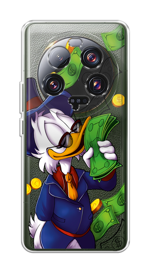 

Чехол на Xiaomi 13 ultra "Scrooge McDuck with Money", Синий;зеленый;белый, 318650-6