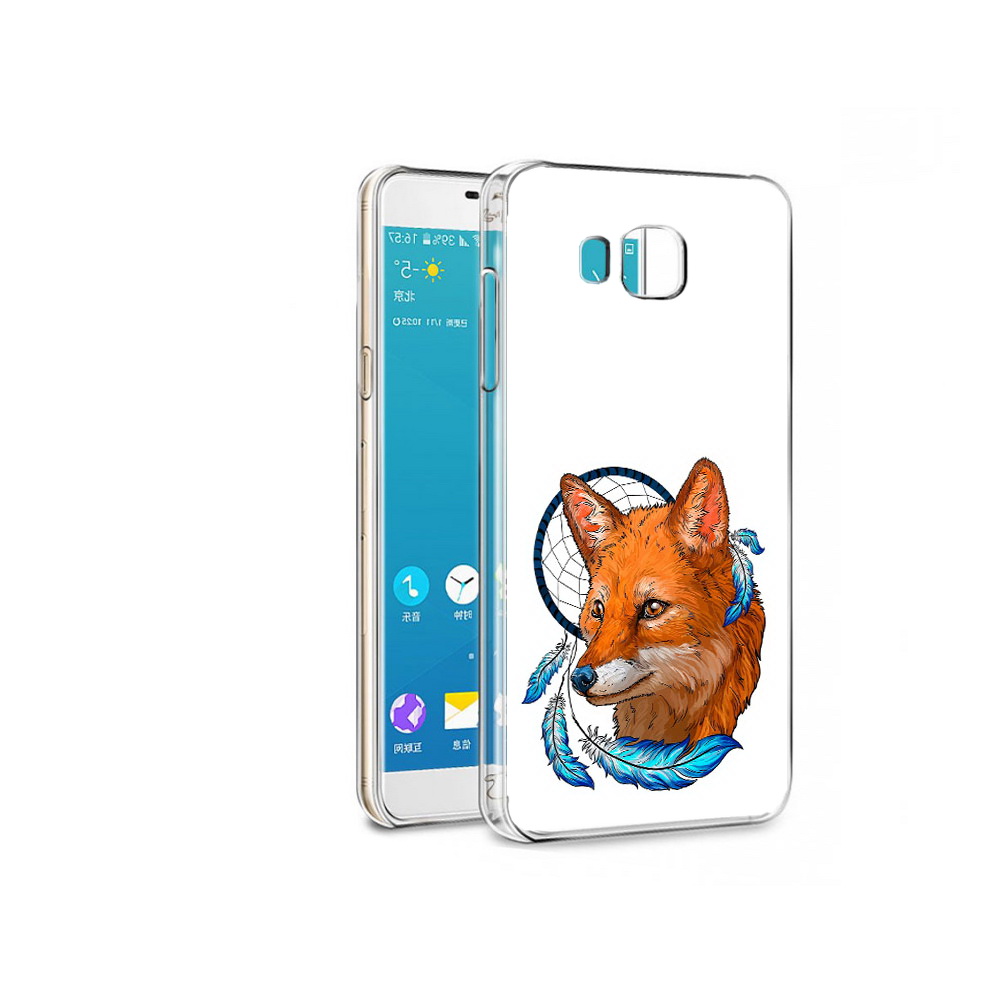 

Чехол MyPads Tocco для Samsung Galaxy C7 Pro лиса и ловец снов (PT74619.550.438), Прозрачный, Tocco