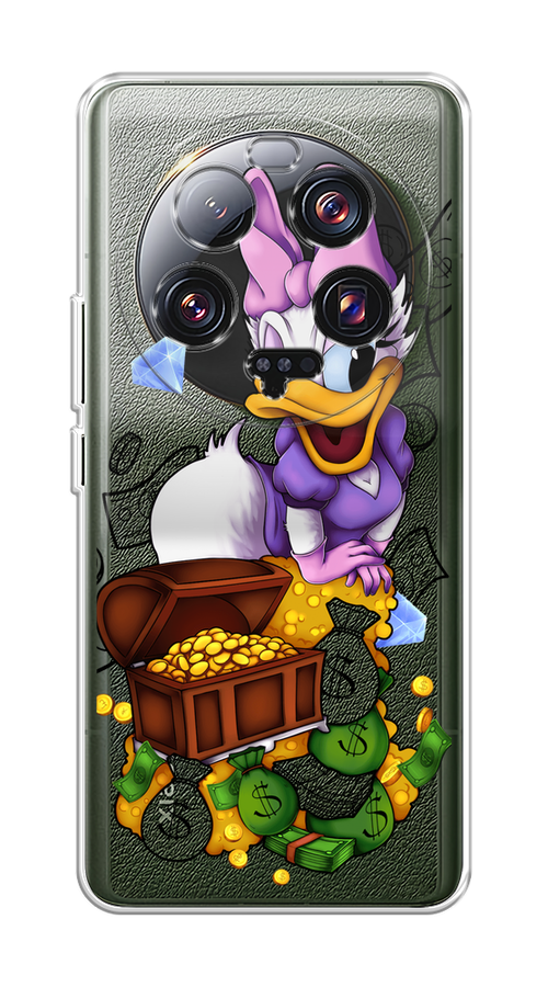 

Чехол на Xiaomi 13 ultra "Rich Daisy Duck", Коричневый;белый;фиолетовый, 318650-6