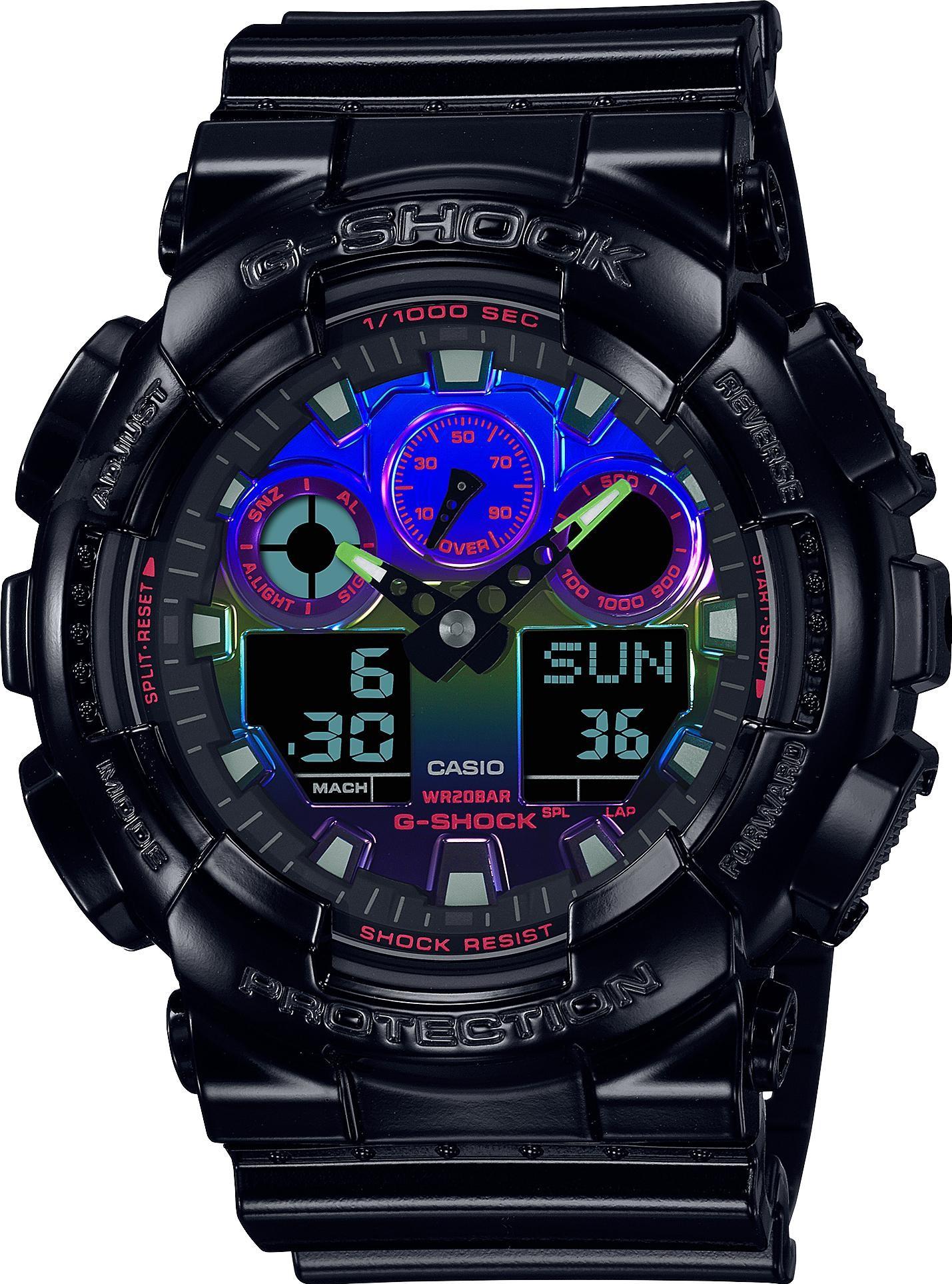 

Наручные часы мужские Casio GA-100RGB-1A, GA-100RGB-1A