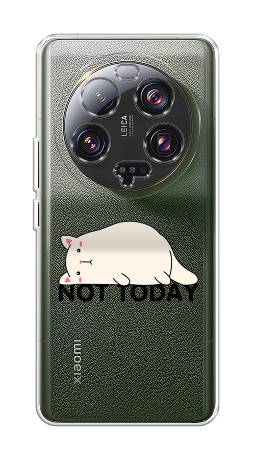 

Чехол на Xiaomi 13 ultra "Cat not today", Белый;розовый;черный, 318650-1