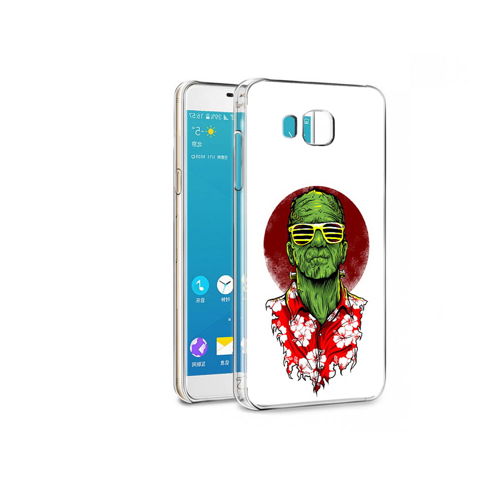 

Чехол MyPads Tocco для Samsung Galaxy C7 Pro крутой зеленый мужчина в очках, Прозрачный, Tocco