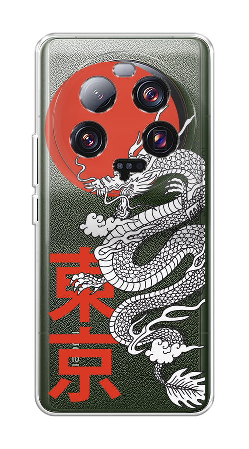 

Чехол на Xiaomi 13 ultra "Китайский дракон", Черный;красный;белый, 318650-1
