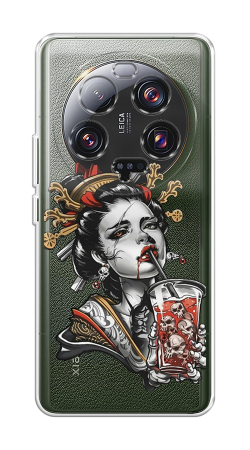 

Чехол на Xiaomi 13 ultra "Опасная гейша", Красный;черный;серый, 318650-4