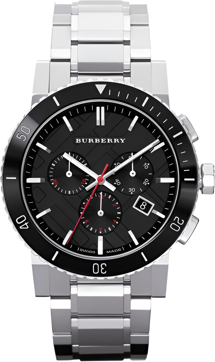

Наручные часы мужские Burberry BU9380 серебристые, BU9380
