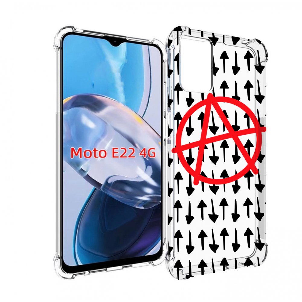 

Чехол MyPads анархия-панк для Motorola Moto E22 4G / E22i 4G, Прозрачный, Tocco