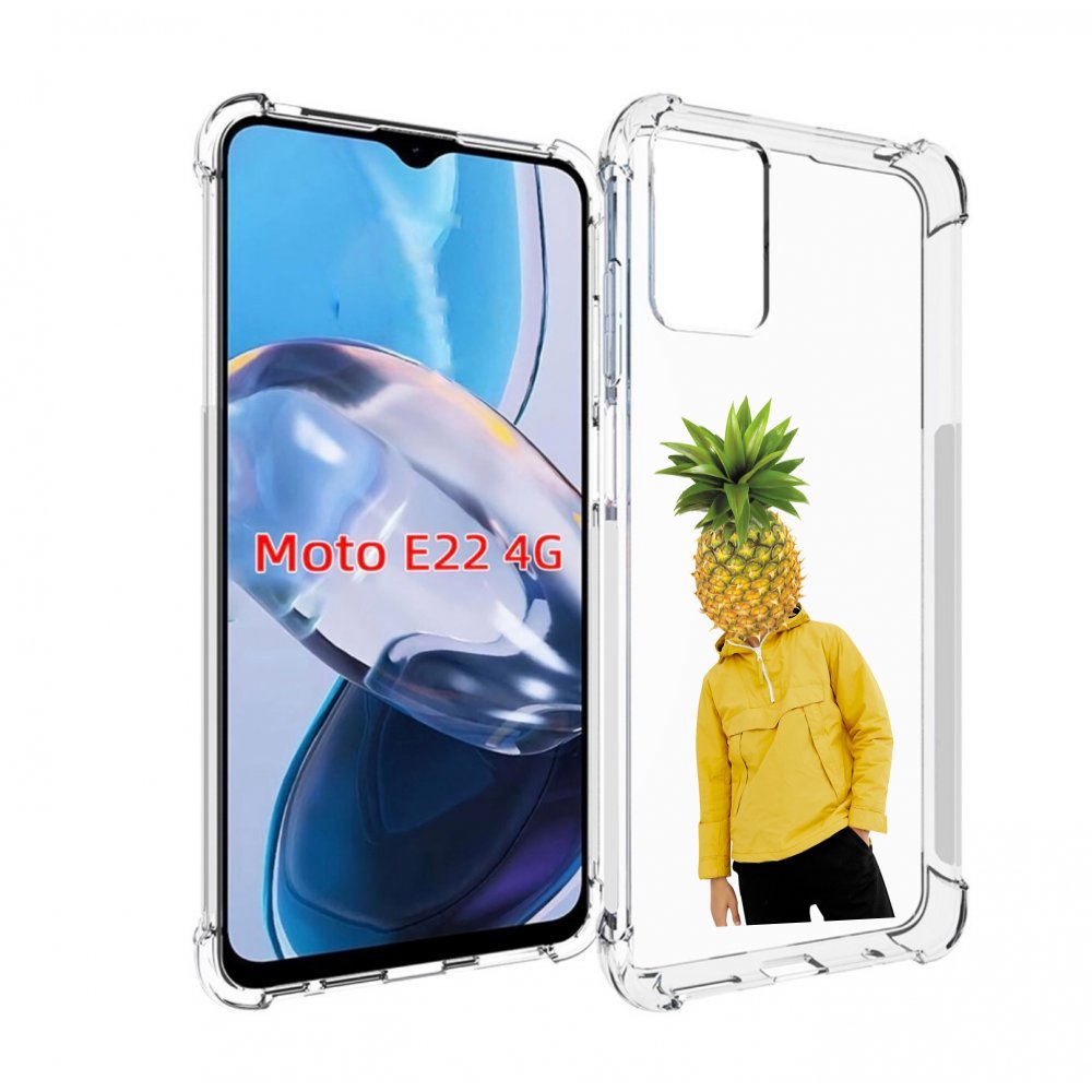 

Чехол MyPads ананасовая-голова для Motorola Moto E22 4G / E22i 4G, Прозрачный, Tocco