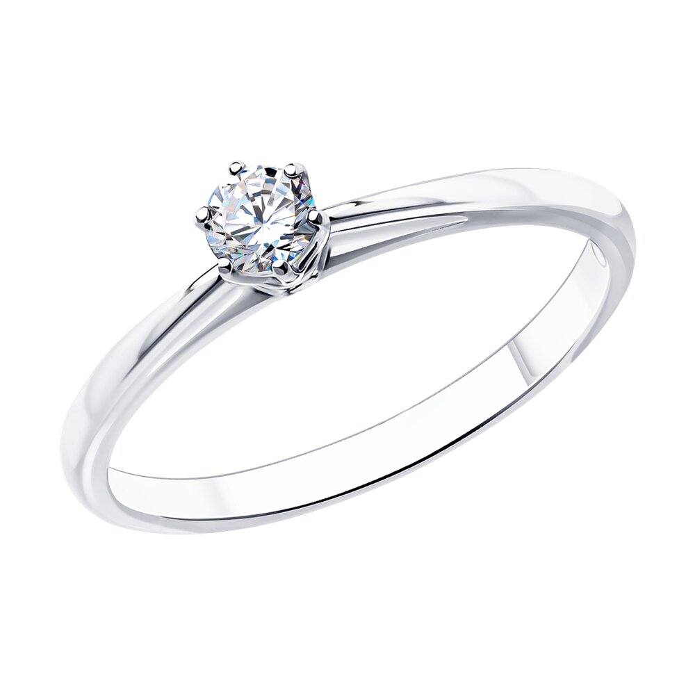 

Кольцо из серебра р. 18 Diamant 94-110-01543-1, фианит, 94-110-01543-1