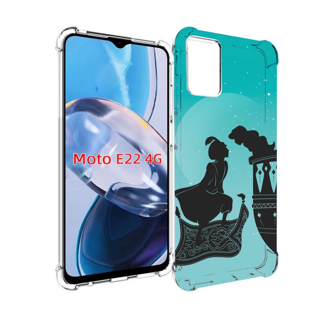 

Чехол MyPads алладин тень для Motorola Moto E22 4G / E22i 4G, Прозрачный, Tocco