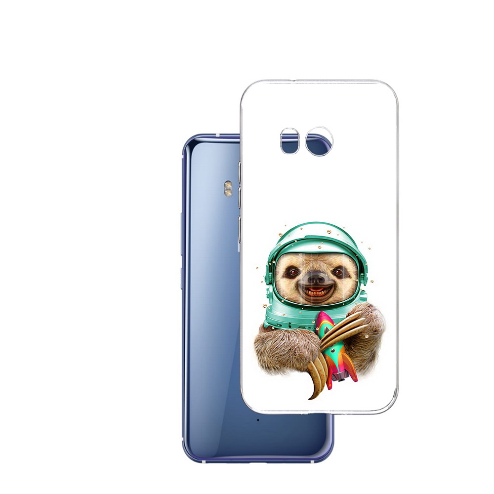 

Чехол MyPads Tocco для HTC U11 Ленивец астронавт, Прозрачный, Tocco