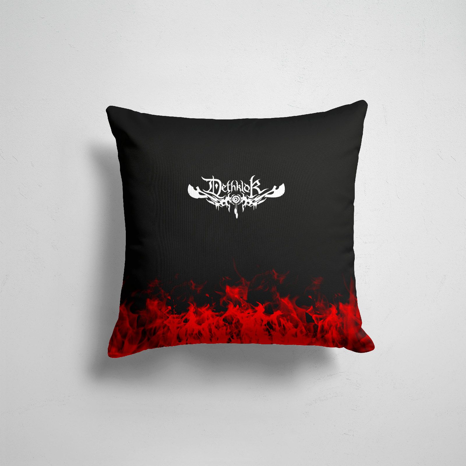 

Подушка декоративная 45х45см Разная музыка Dethklok Dethklok, Разноцветный